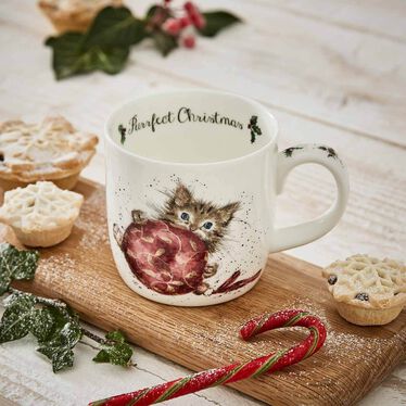 Wrendale Designs Purrfect Christmas Kitten Mug